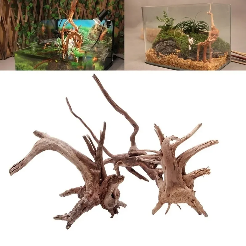 Marine Aquarium All In One - Natürlicher Baumstamm Treibholz Aquarium Aquarium Reptilien