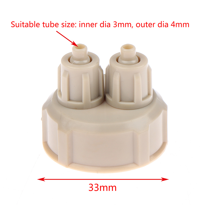 Aquarium Marine Plants - 2-teiliges Aquarium CO2-System-Set mit Schlauch, Ventil,