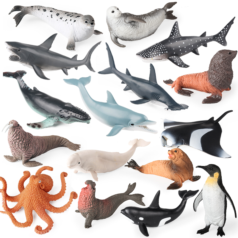 Marine Life Aquariums - Oenux Neue Meereslebewesen-Modelle: Seehund, Seelöwe, Orcas,