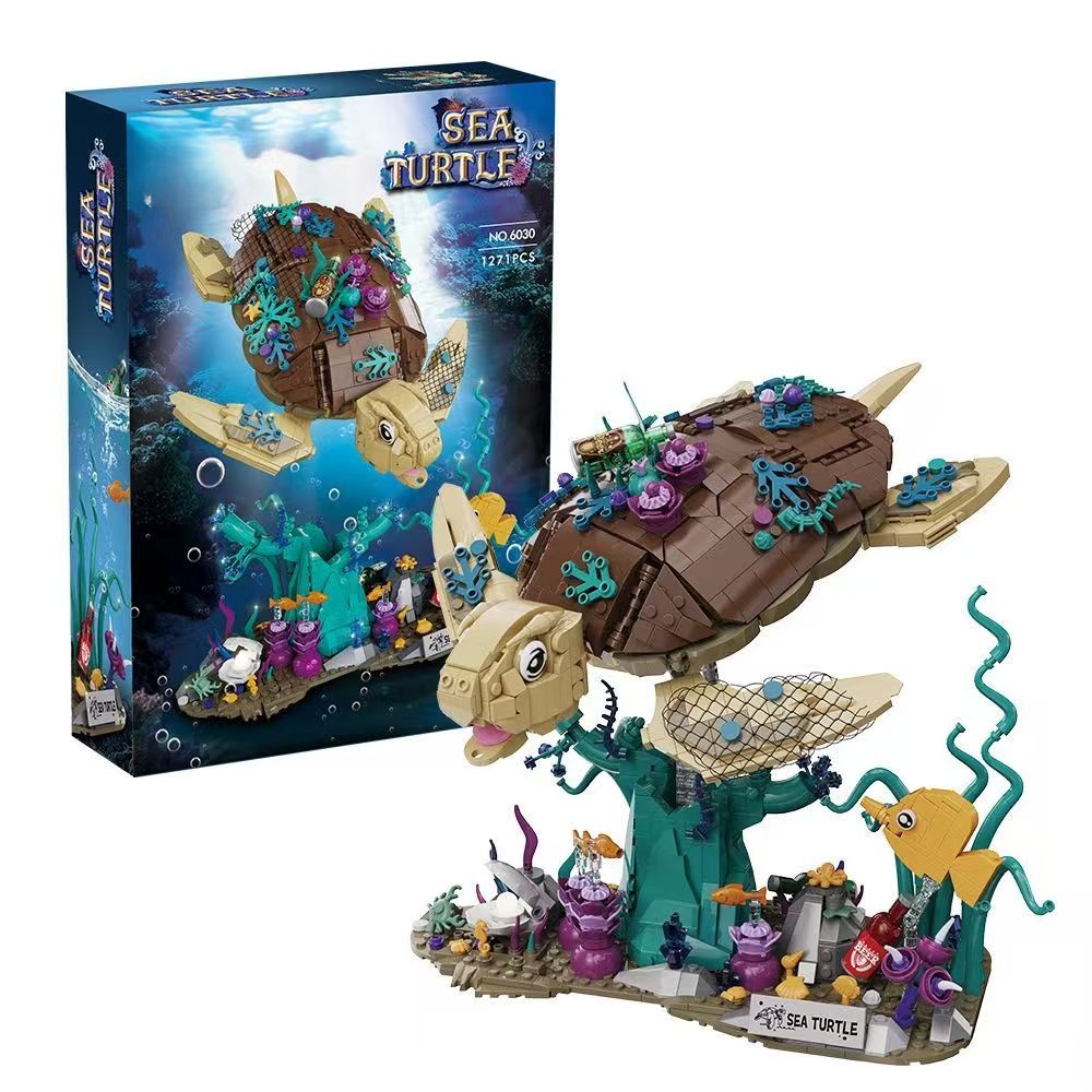Marine Life Aquariums - 1271-teiliges Set mit Bausteinen für eine