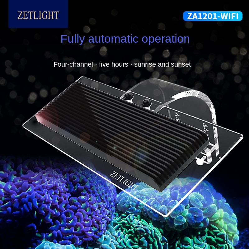 Aquarium Blue Marine - ZETLIGHT ZA-1201AI LED licht korallen wachsen
