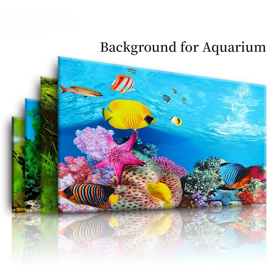 Marine Aquarium All In One - Hintergrund Aquarium 3D Aufkleber Poster Dekoration