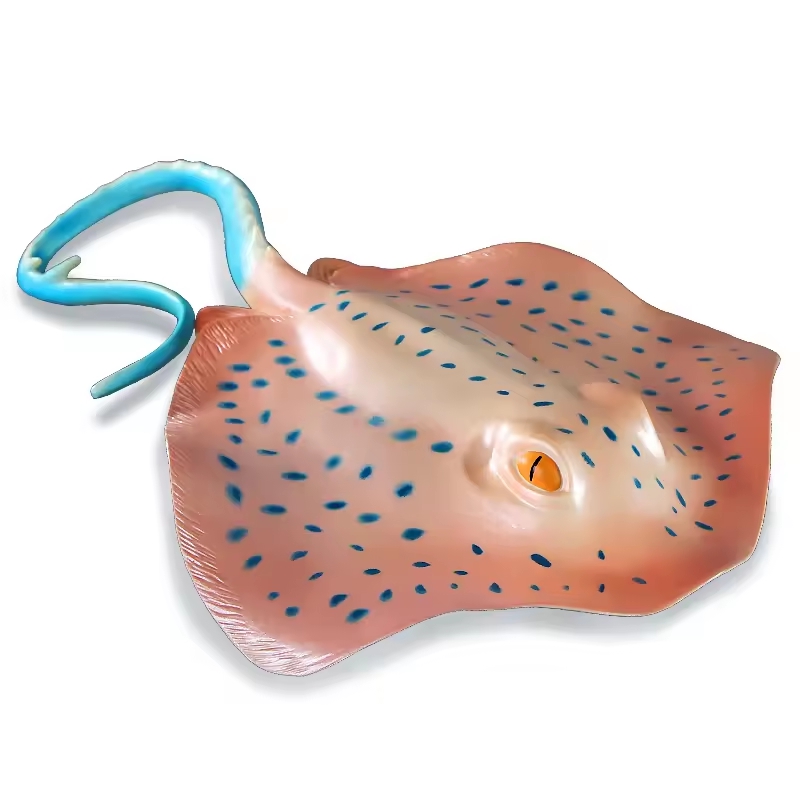 Aquarium Blue Marine - Simuliertes Meerestier-Modell Blauer Teufelsfisch Simuliertes Aquarium-Tiermodell