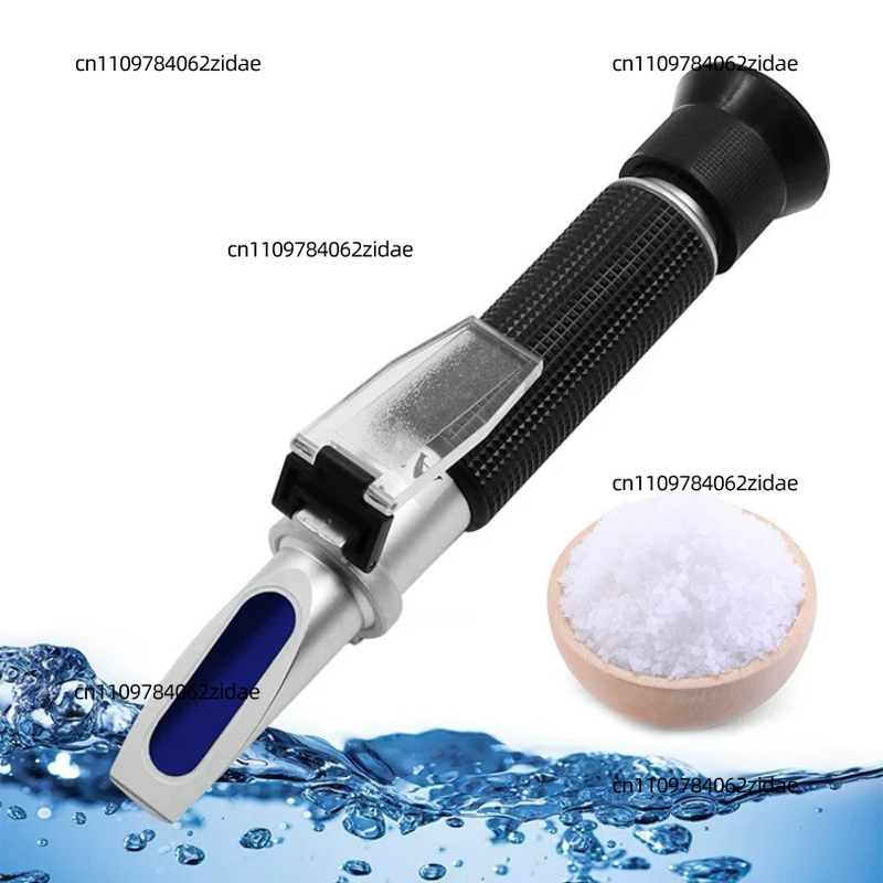 Marine Aquarium Hydrometer - Optisches Salinitäts-Refraktometer 0-100‰ für Meerwasser-Aquarien und