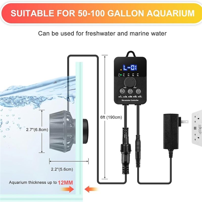 ABYN-For 2100GPH Wellenmacher  – Powerhead Wave Maker Bewertung und Preis