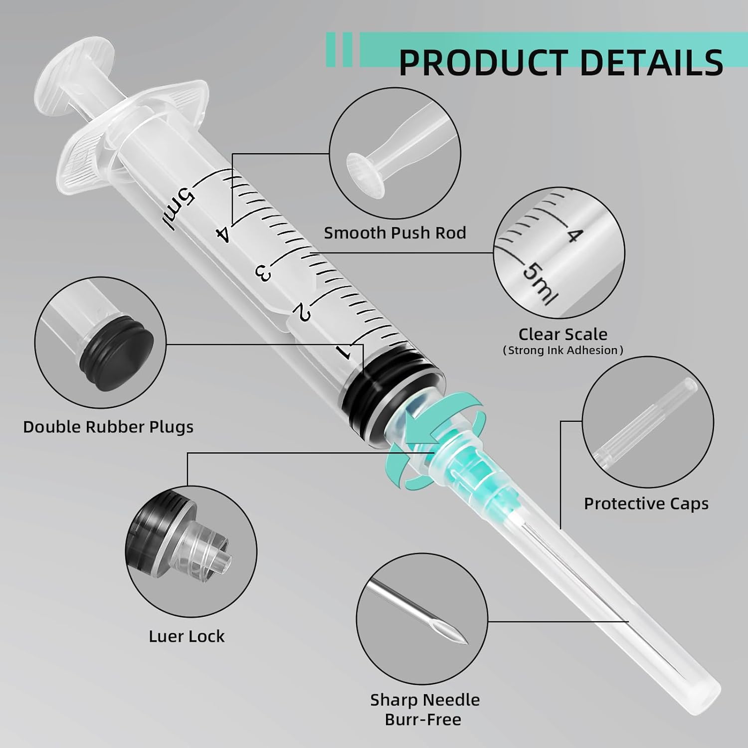 5ml Luer-Lock-Spritze, geeigne – Aquarium Marine Plants Bewertung und Preis