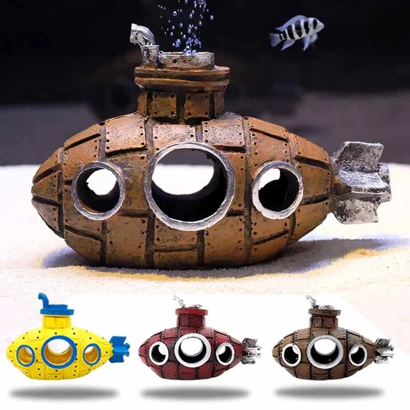 Harz-U-Boot-Ornamente für Aqua – Marine Aquarium All In One Bewertung und Preis