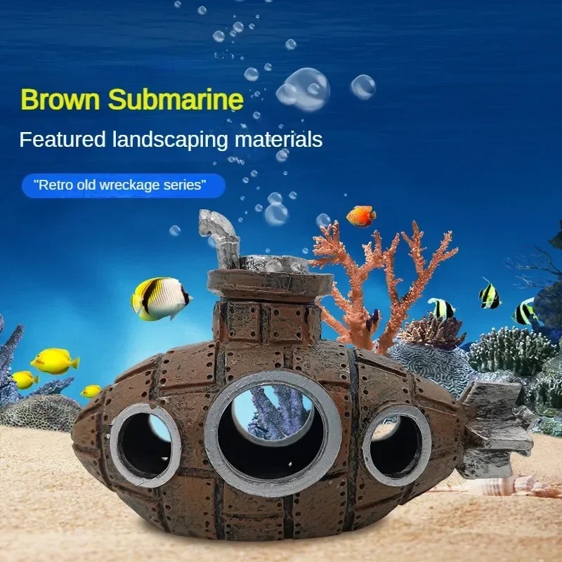 Harz-U-Boot-Ornamente für Aqua – Marine Aquarium All In One Bewertung und Preis